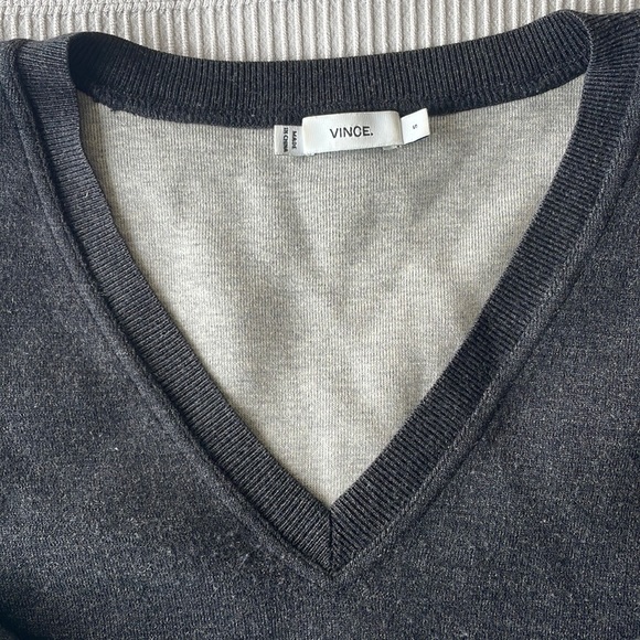 Vince two toned grey sweater - small - Picture 1 of 6